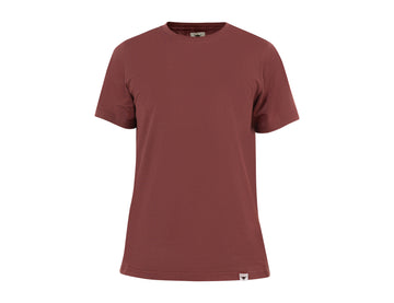 Bordeauxrotes Kurzarm-T-Shirt